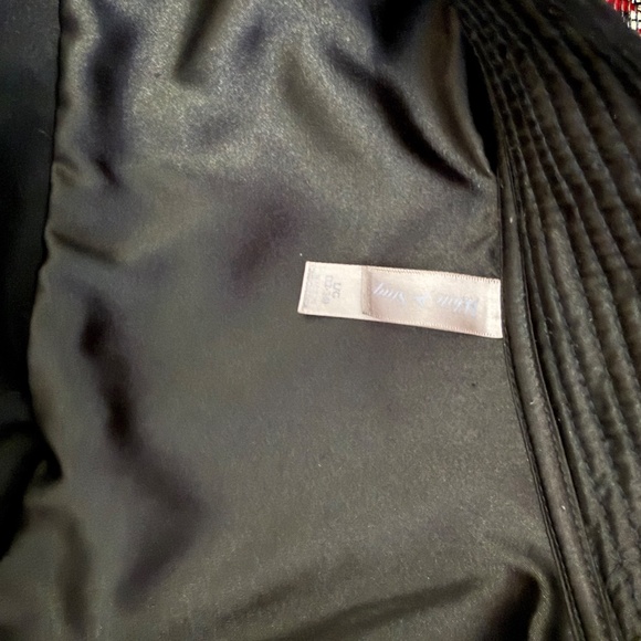 Vest, Black Cotton Velvet, Custom Embroidered, Zip Front, Sz L (12-14) - Picture 6 of 6